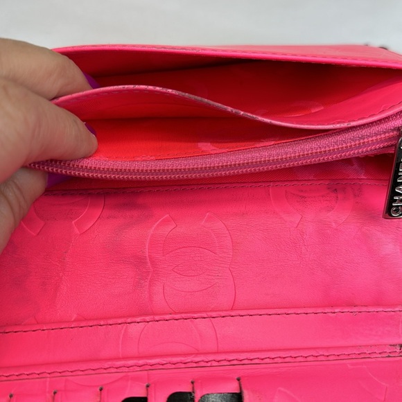 CHANEL CC Cambon Lambskin Pink Interior 13 Series 2009-2010, Fits phone - Picture 15 of 16